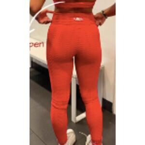 Booty by Brabants Red Croco Legging Size OS
